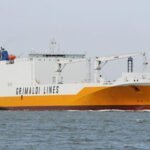 Nová loď „GRANDE GHANA“ navštívila na své první plavbě přístav Hamburk