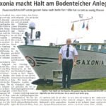 Pavel Nývlt, český kapitán říční hotelové lodě poskytl rozhovor německému tisku