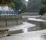 Vltava a Malše v Budějovicích jsou kvůli opravě elektrárny bez vody