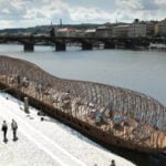 Kasko parníku Dr. Edvard Beneš bude sloužit jako plovoucí galerie